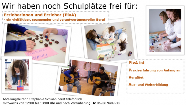 Freie Schulplätze PivA